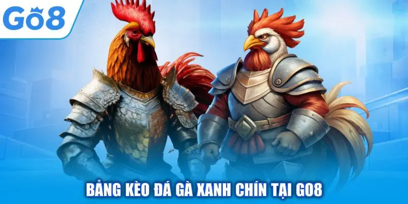 Bảng kèo đá gà xanh chín tại GO8